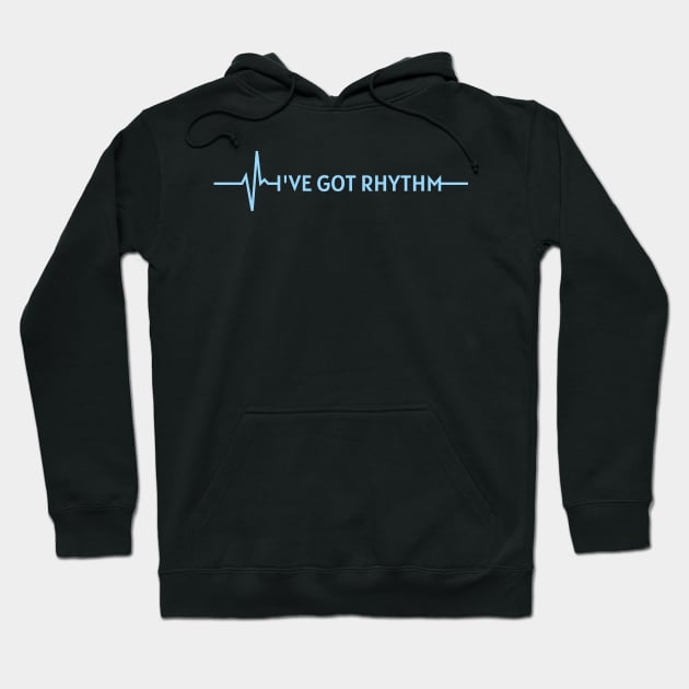 Cardiologists know the rhythm of the heart - blue Hoodie by MedicineIsHard